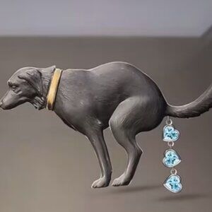 RESERVE NOW COMING SOON Pooping Rhinestones Brooch